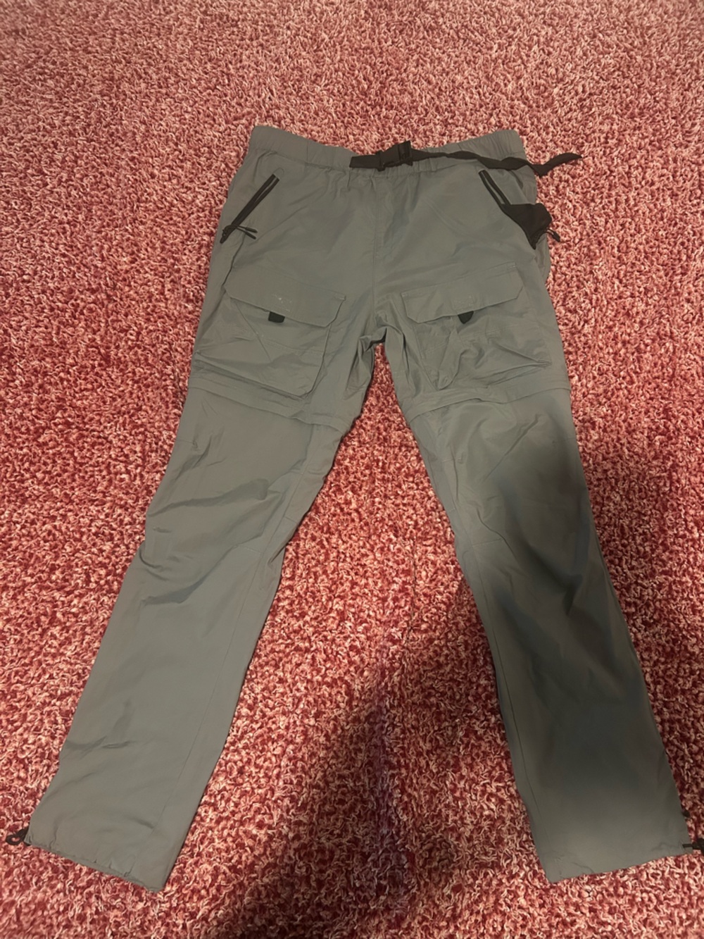 Men's Gray Cargo Pants - a Utility